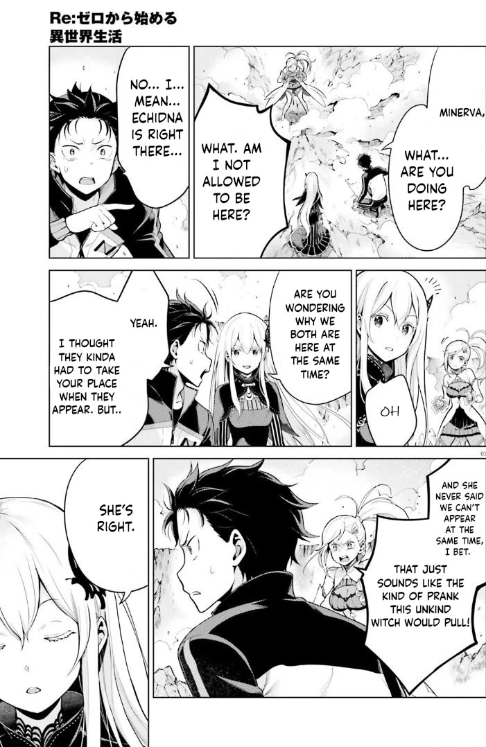 Re:Zero Kara Hajimeru Isekai Seikatsu Dai 4-shou - Seiiki to Gouyoku no Majo Chapter 37 page 3 - Chapter 37: That Person