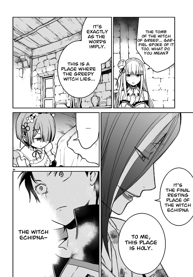 Re:Zero Kara Hajimeru Isekai Seikatsu Dai 4-shou - Seiiki to Gouyoku no Majo Chapter 4 page 37 - Chapter 4