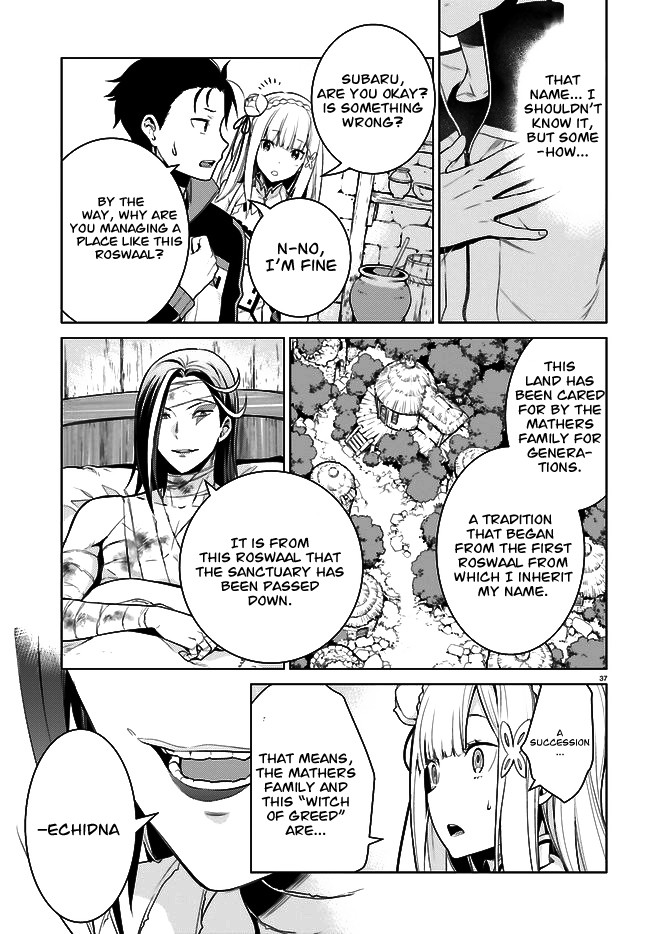 Re:Zero Kara Hajimeru Isekai Seikatsu Dai 4-shou - Seiiki to Gouyoku no Majo Chapter 4 page 38 - Chapter 4