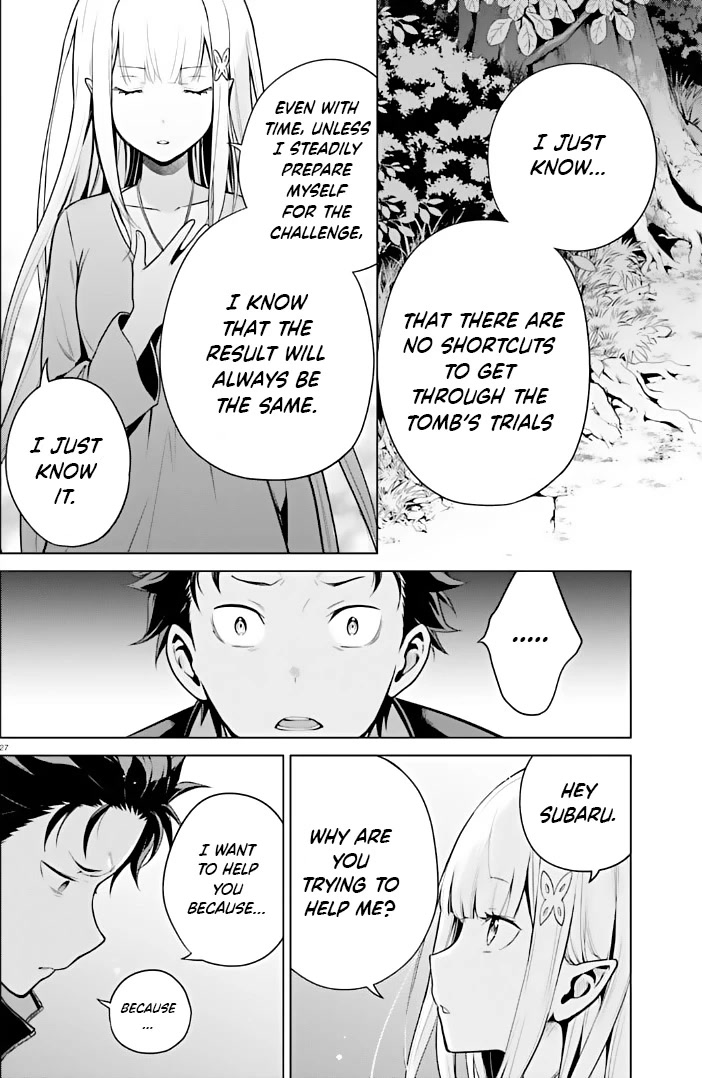 Re:Zero Kara Hajimeru Isekai Seikatsu Dai 4-shou - Seiiki to Gouyoku no Majo Chapter 40 page 27 - Chapter 40: My Hope