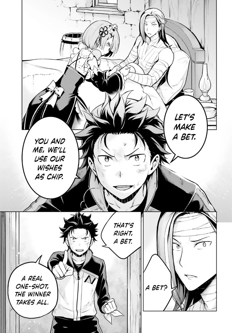 Re:Zero Kara Hajimeru Isekai Seikatsu Dai 4-shou - Seiiki to Gouyoku no Majo Chapter 41 page 23 - Chapter 41: Ignoring The Odds Of Success