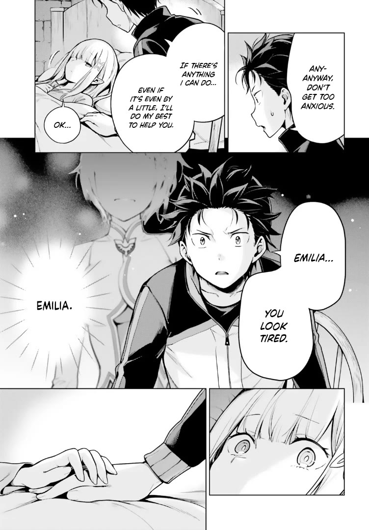 Re:Zero Kara Hajimeru Isekai Seikatsu Dai 4-shou - Seiiki to Gouyoku no Majo Chapter 43 page 11 - Chapter 43: Being Left Behind