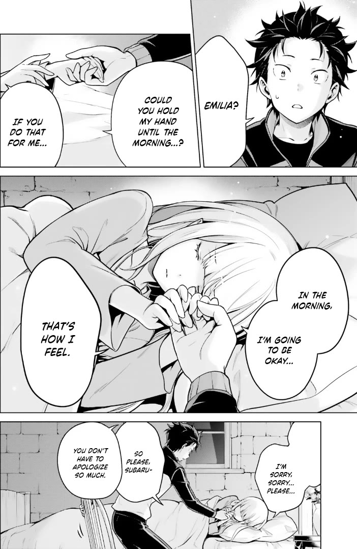 Re:Zero Kara Hajimeru Isekai Seikatsu Dai 4-shou - Seiiki to Gouyoku no Majo Chapter 43 page 12 - Chapter 43: Being Left Behind