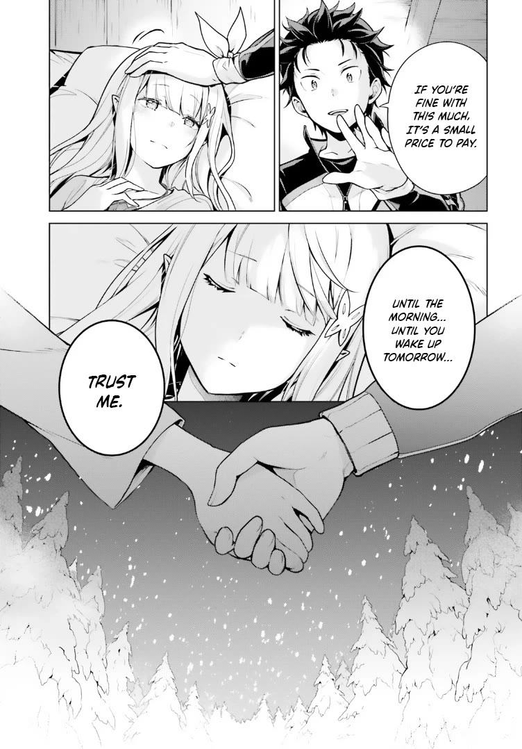Re:Zero Kara Hajimeru Isekai Seikatsu Dai 4-shou - Seiiki to Gouyoku no Majo Chapter 43 page 13 - Chapter 43: Being Left Behind