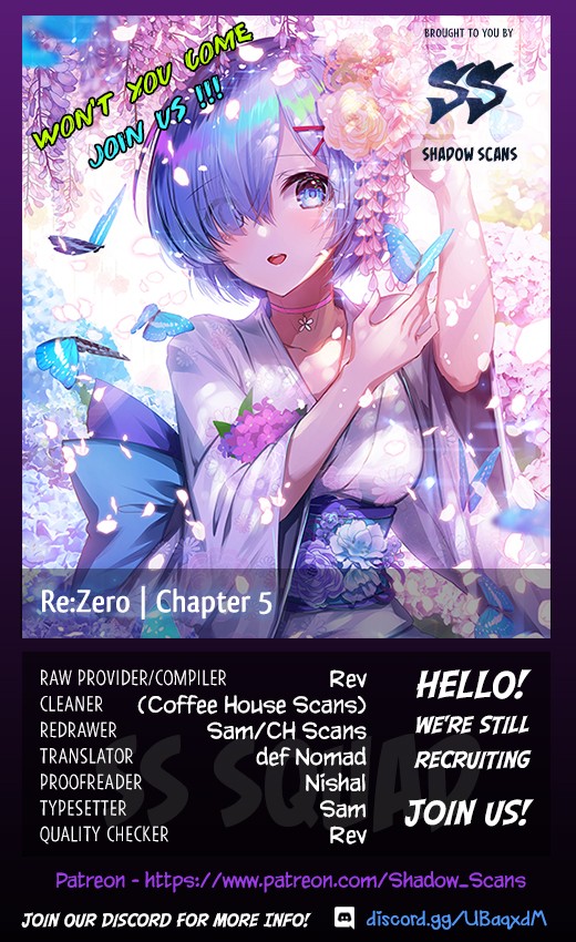 Re:Zero Kara Hajimeru Isekai Seikatsu Dai 4-shou - Seiiki to Gouyoku no Majo Chapter 5 page 1 - Chapter 5
