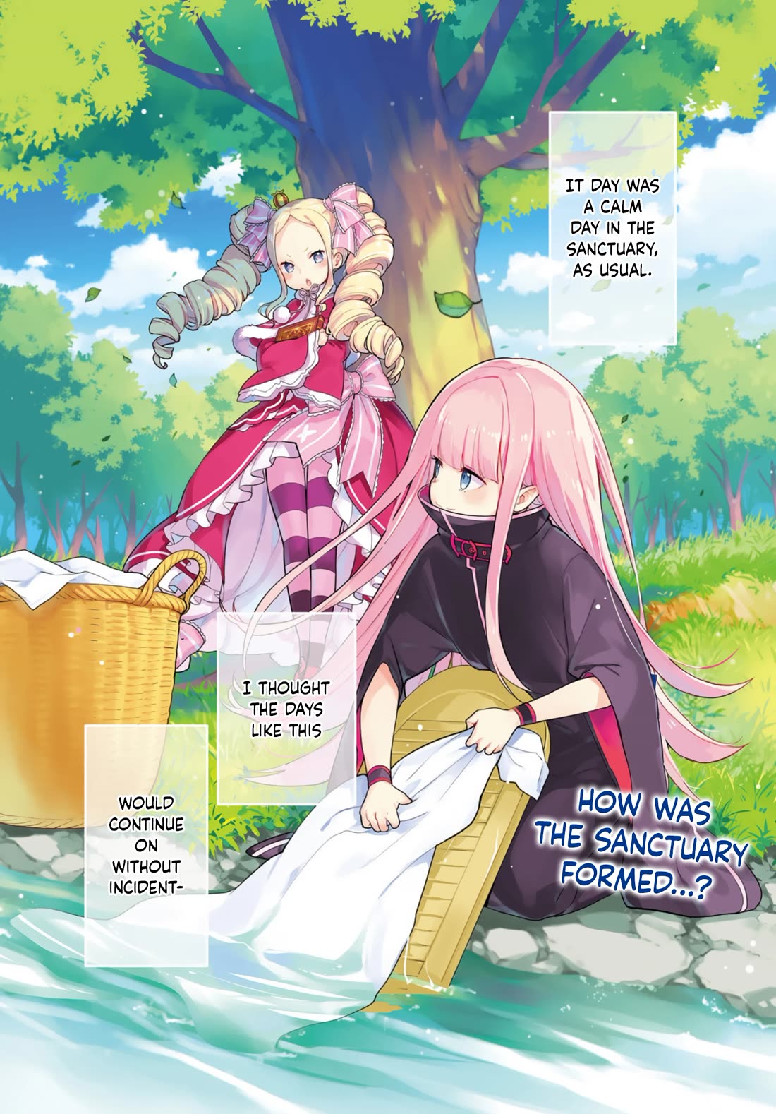 Re:Zero Kara Hajimeru Isekai Seikatsu Dai 4-shou - Seiiki to Gouyoku no Majo Chapter 53 page 1 - Chapter 53: The Beginning Of The Sanctuary, And The Beginning Of The Collapse