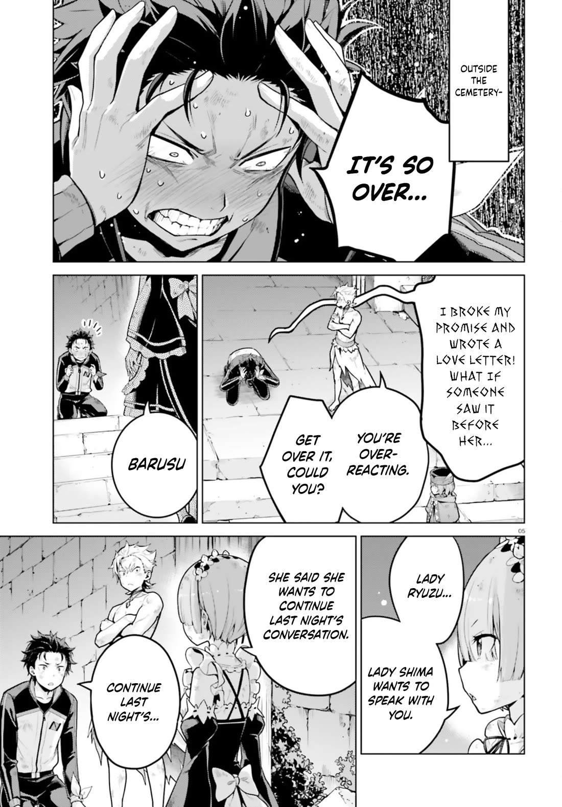 Re:Zero Kara Hajimeru Isekai Seikatsu Dai 4-shou - Seiiki to Gouyoku no Majo Chapter 53 page 3 - Chapter 53: The Beginning Of The Sanctuary, And The Beginning Of The Collapse