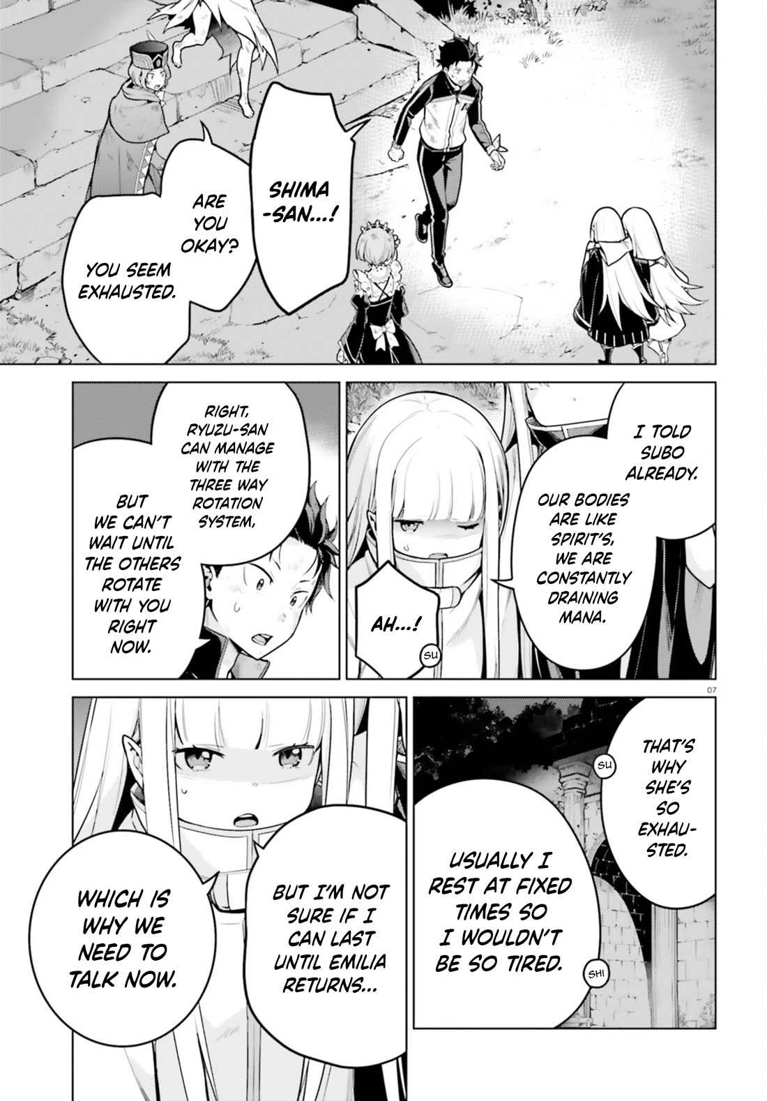 Re:Zero Kara Hajimeru Isekai Seikatsu Dai 4-shou - Seiiki to Gouyoku no Majo Chapter 53 page 5 - Chapter 53: The Beginning Of The Sanctuary, And The Beginning Of The Collapse