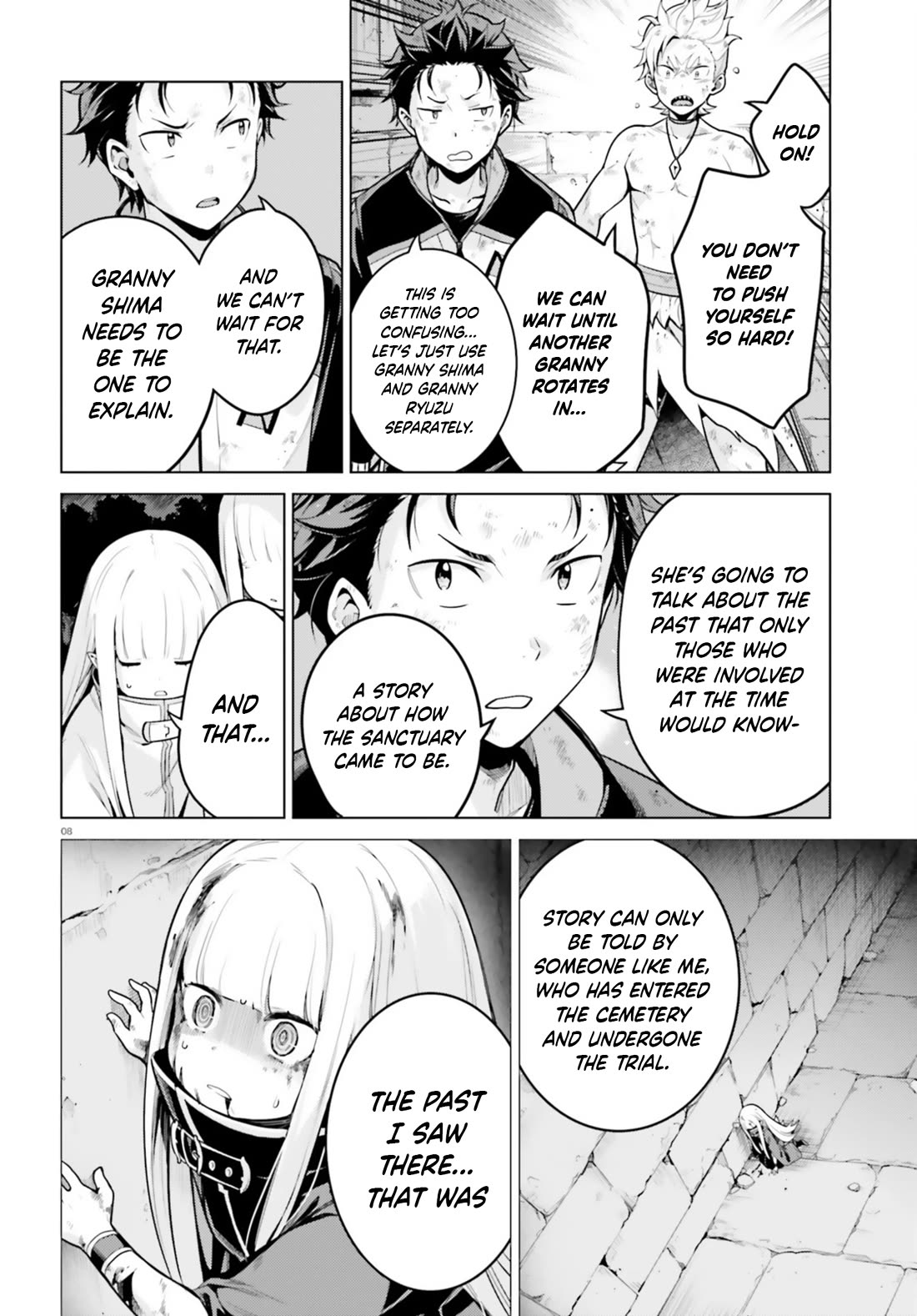 Re:Zero Kara Hajimeru Isekai Seikatsu Dai 4-shou - Seiiki to Gouyoku no Majo Chapter 53 page 6 - Chapter 53: The Beginning Of The Sanctuary, And The Beginning Of The Collapse