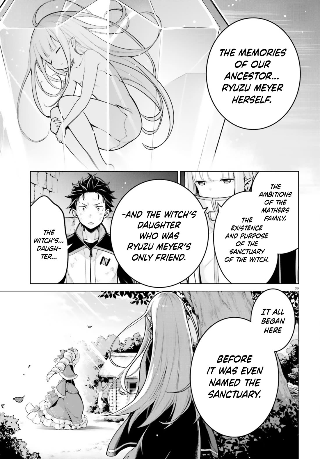 Re:Zero Kara Hajimeru Isekai Seikatsu Dai 4-shou - Seiiki to Gouyoku no Majo Chapter 53 page 7 - Chapter 53: The Beginning Of The Sanctuary, And The Beginning Of The Collapse