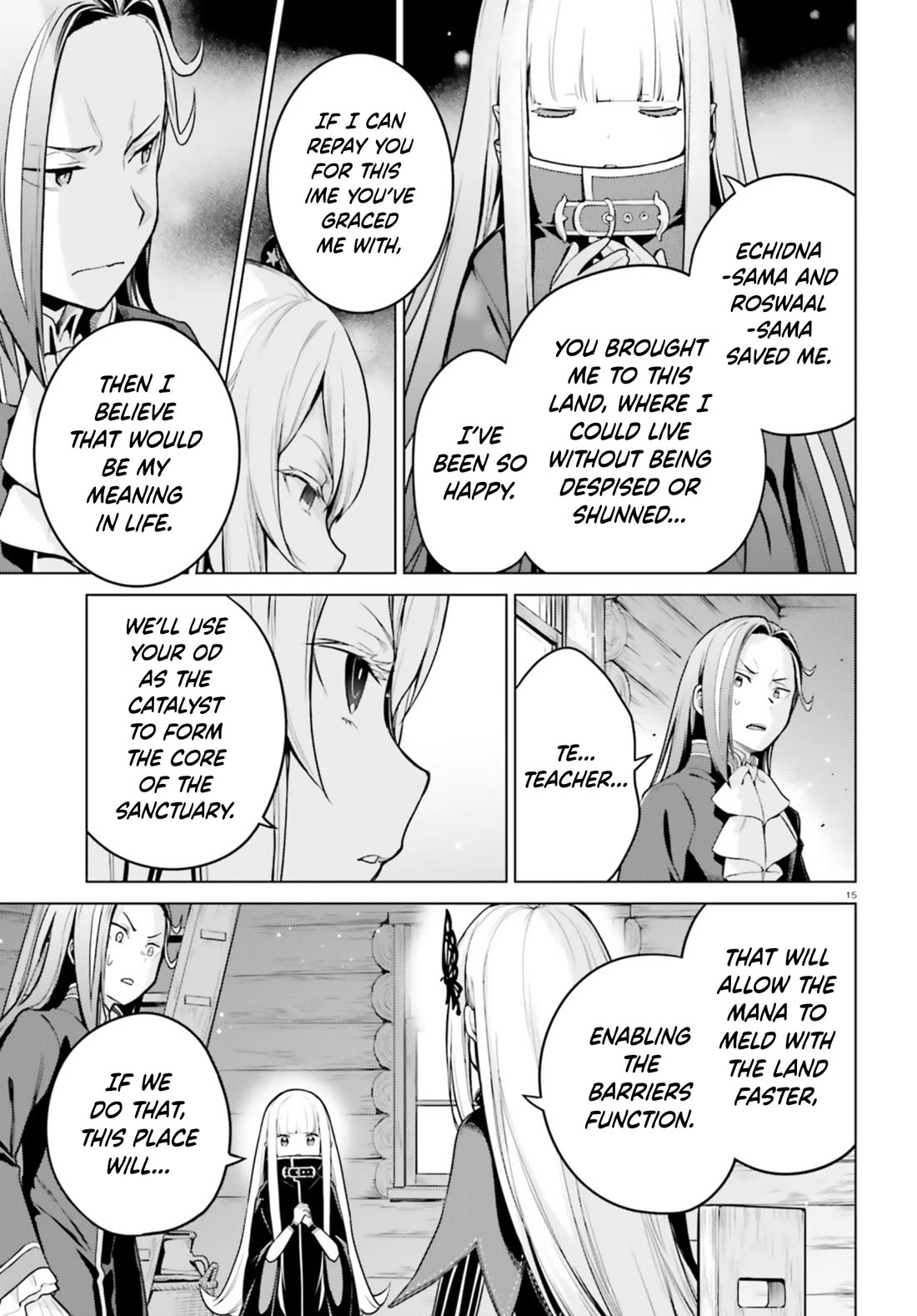 Re:Zero Kara Hajimeru Isekai Seikatsu Dai 4-shou - Seiiki to Gouyoku no Majo Chapter 54 page 15 - Chapter 54: My Life's Meaning