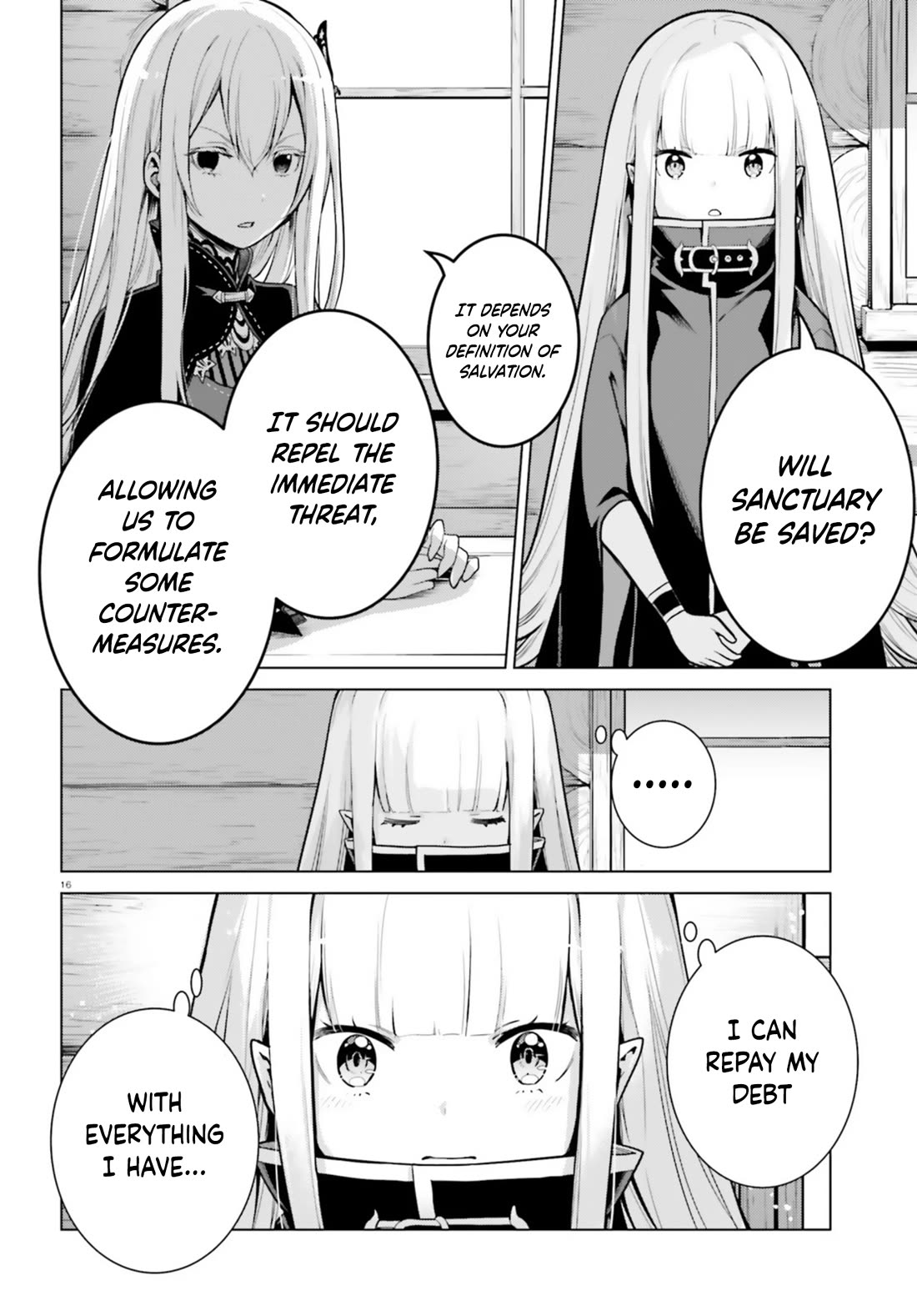 Re:Zero Kara Hajimeru Isekai Seikatsu Dai 4-shou - Seiiki to Gouyoku no Majo Chapter 54 page 16 - Chapter 54: My Life's Meaning