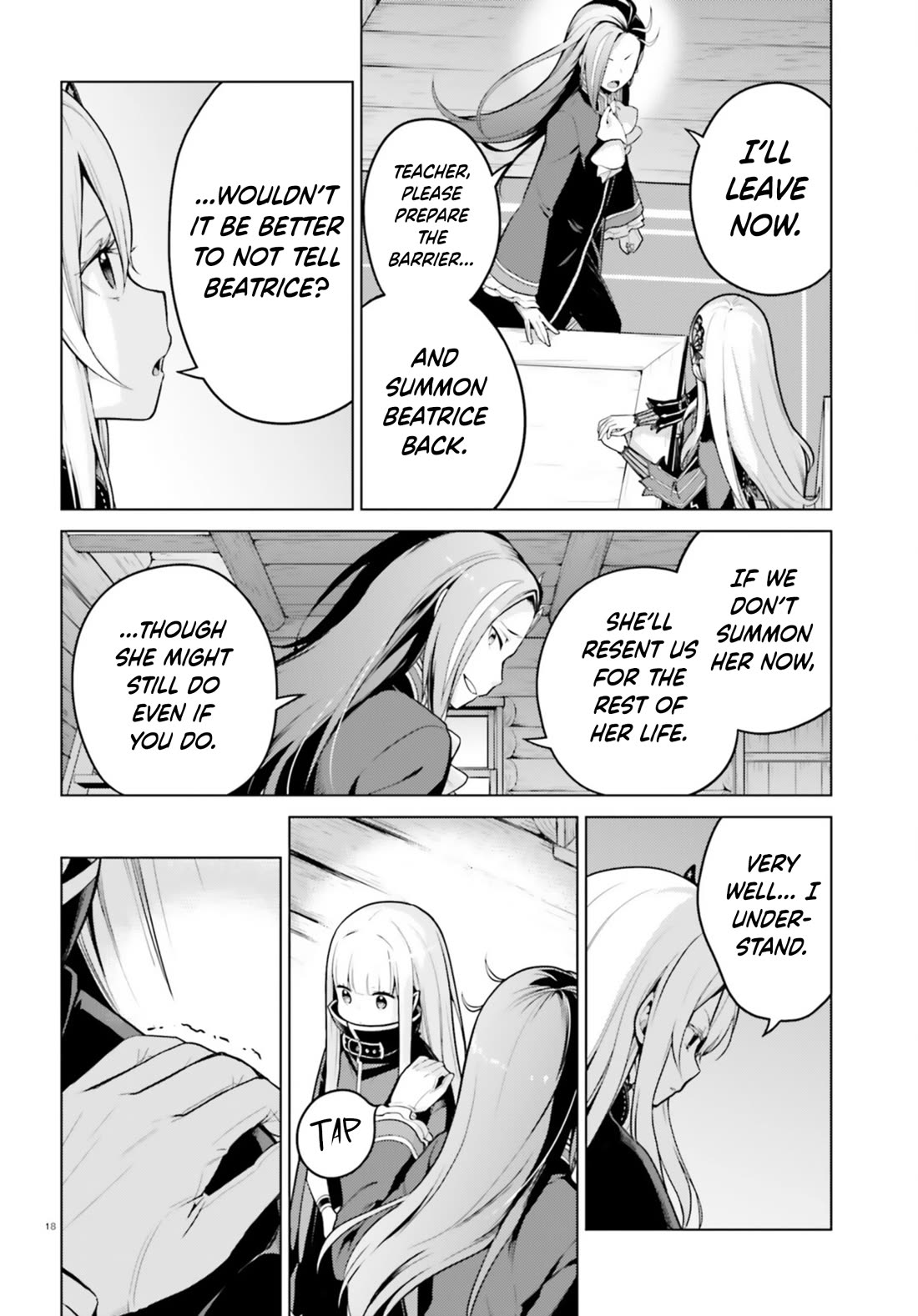Re:Zero Kara Hajimeru Isekai Seikatsu Dai 4-shou - Seiiki to Gouyoku no Majo Chapter 54 page 18 - Chapter 54: My Life's Meaning