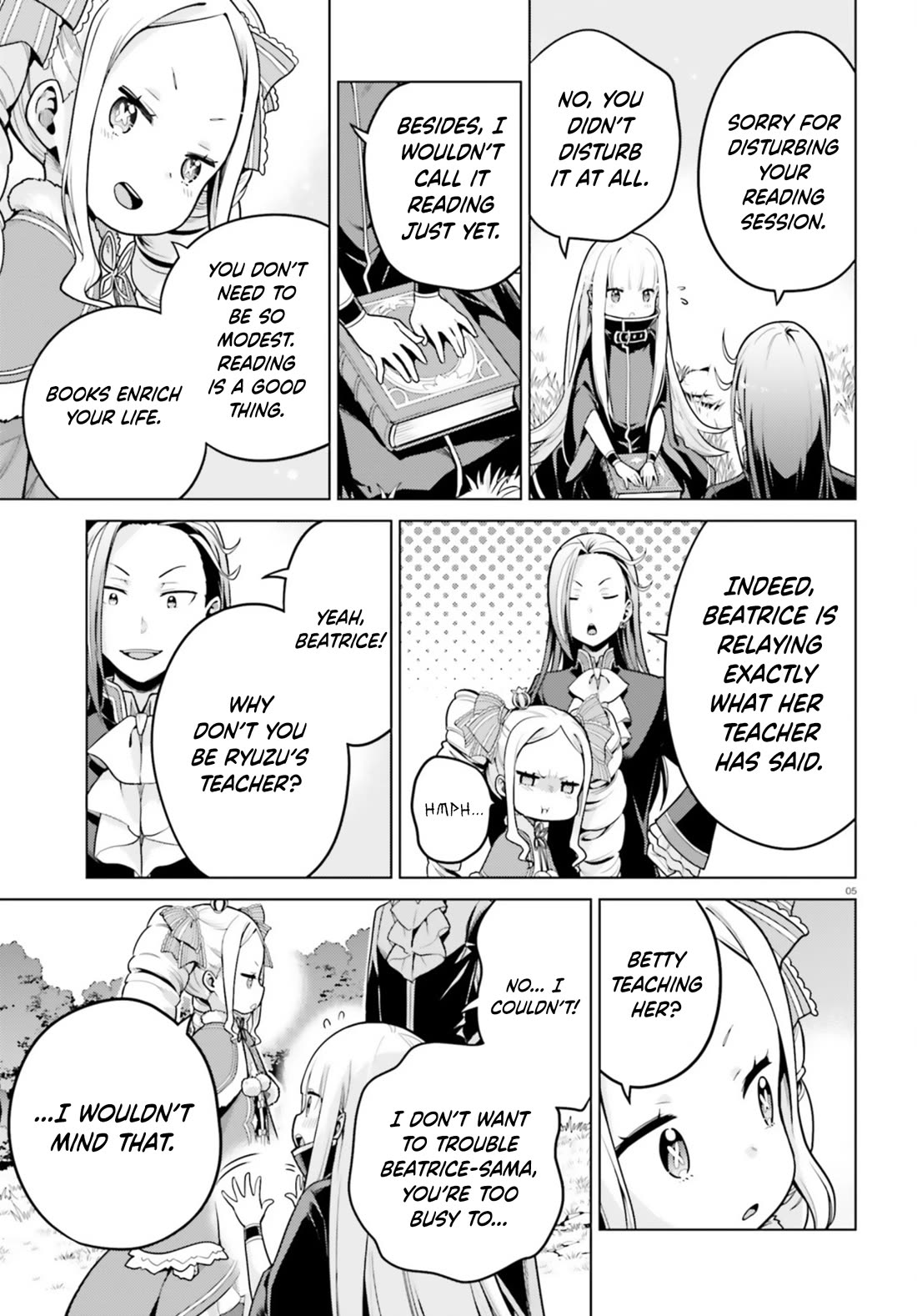Re:Zero Kara Hajimeru Isekai Seikatsu Dai 4-shou - Seiiki to Gouyoku no Majo Chapter 54 page 5 - Chapter 54: My Life's Meaning