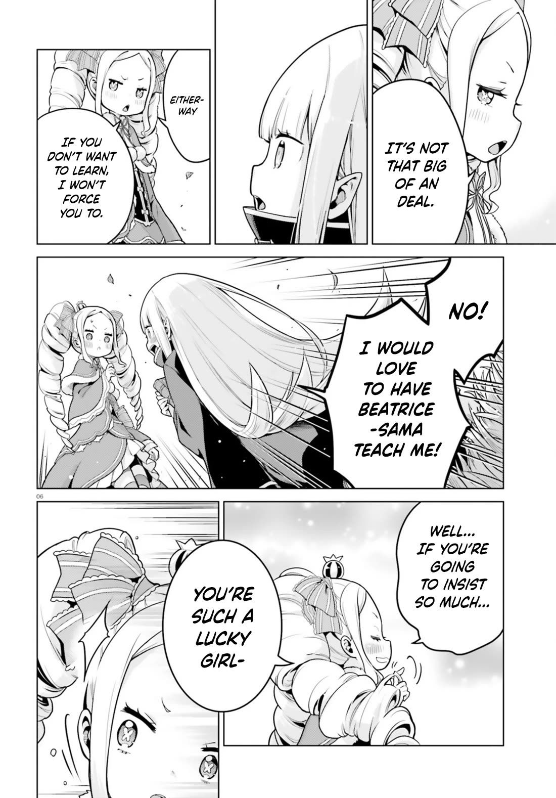 Re:Zero Kara Hajimeru Isekai Seikatsu Dai 4-shou - Seiiki to Gouyoku no Majo Chapter 54 page 6 - Chapter 54: My Life's Meaning
