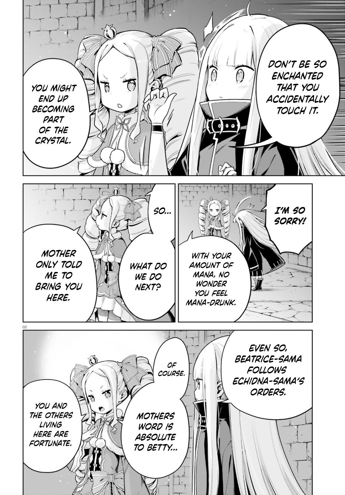 Re:Zero Kara Hajimeru Isekai Seikatsu Dai 4-shou - Seiiki to Gouyoku no Majo Chapter 56 page 2 - Chapter 56: Goodbye Betty