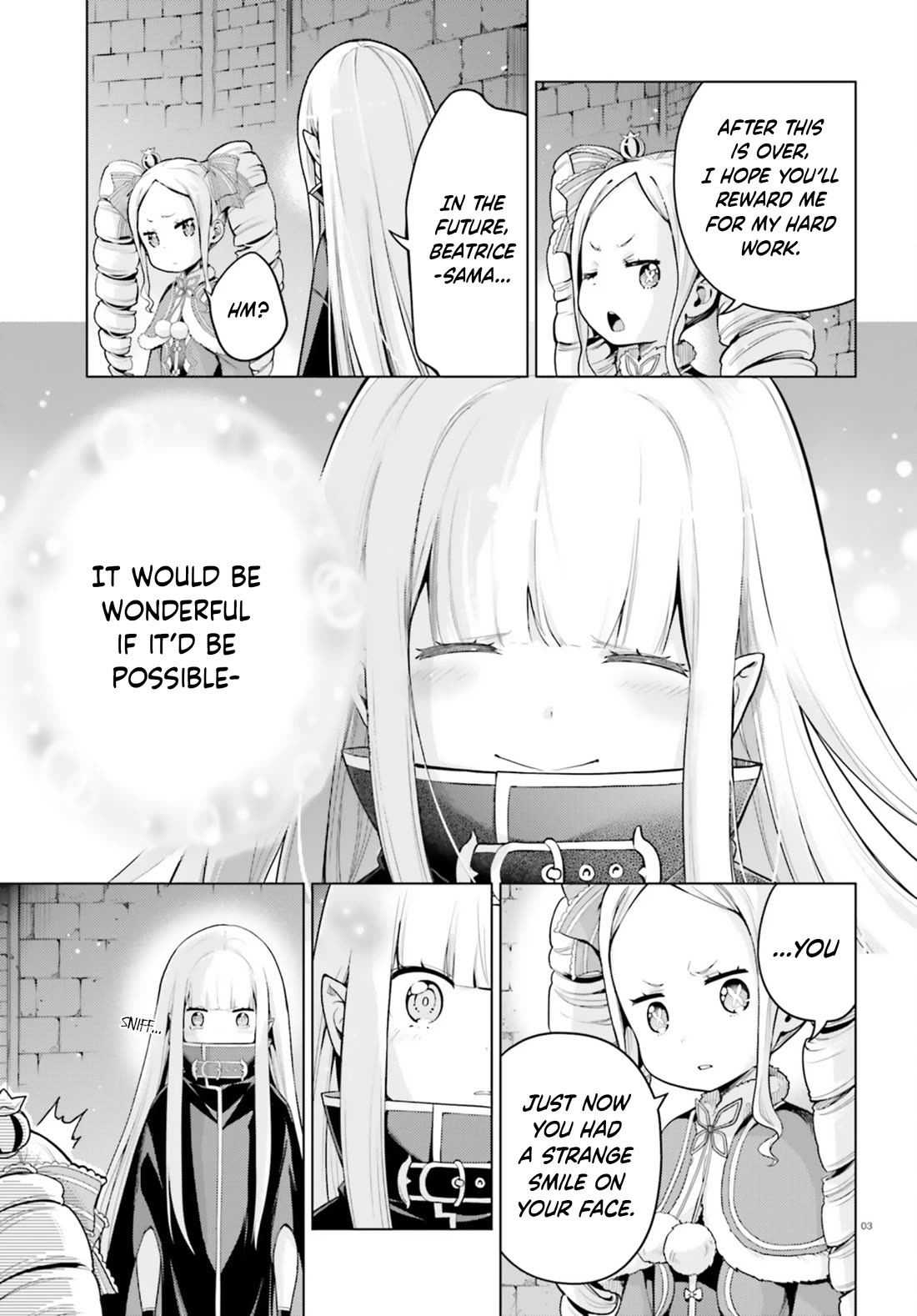 Re:Zero Kara Hajimeru Isekai Seikatsu Dai 4-shou - Seiiki to Gouyoku no Majo Chapter 56 page 3 - Chapter 56: Goodbye Betty