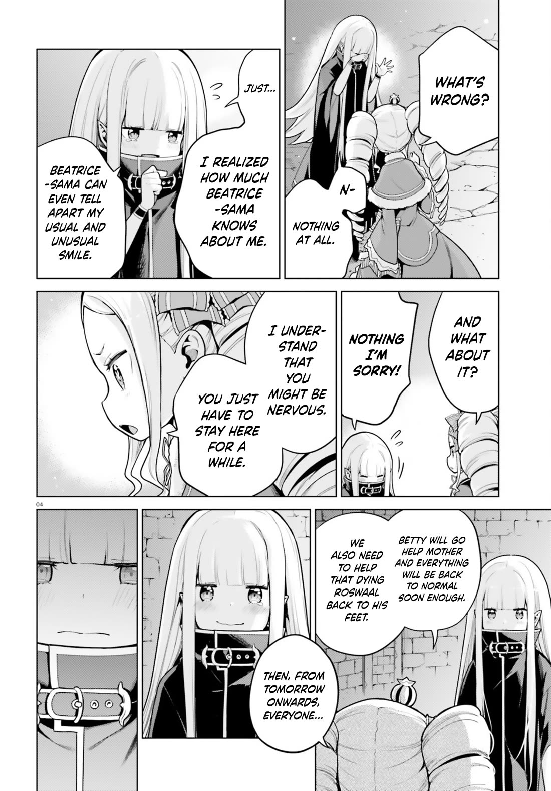 Re:Zero Kara Hajimeru Isekai Seikatsu Dai 4-shou - Seiiki to Gouyoku no Majo Chapter 56 page 4 - Chapter 56: Goodbye Betty