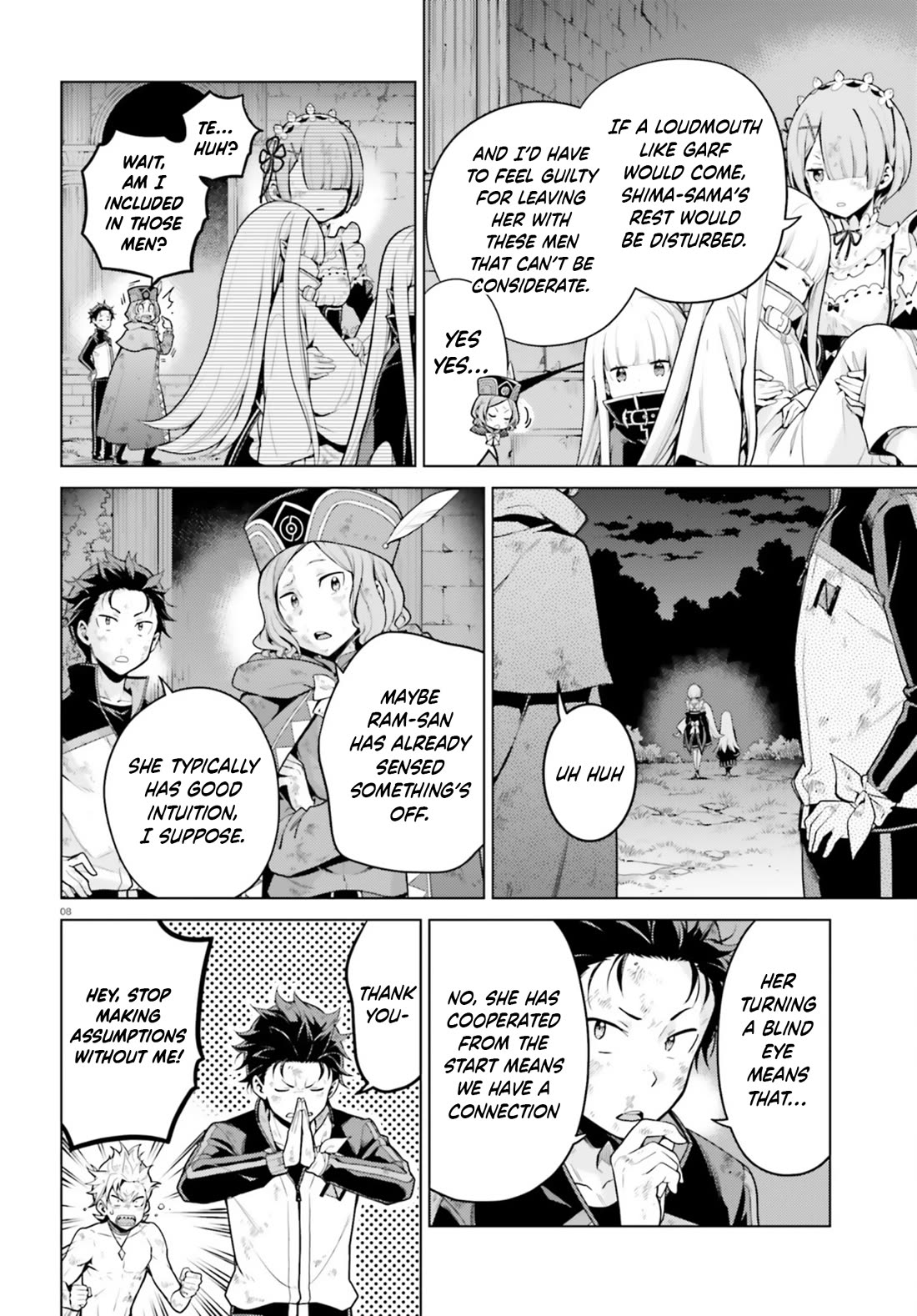 Re:Zero Kara Hajimeru Isekai Seikatsu Dai 4-shou - Seiiki to Gouyoku no Majo Chapter 57 page 8 - Chapter 57: Regulus Corneas