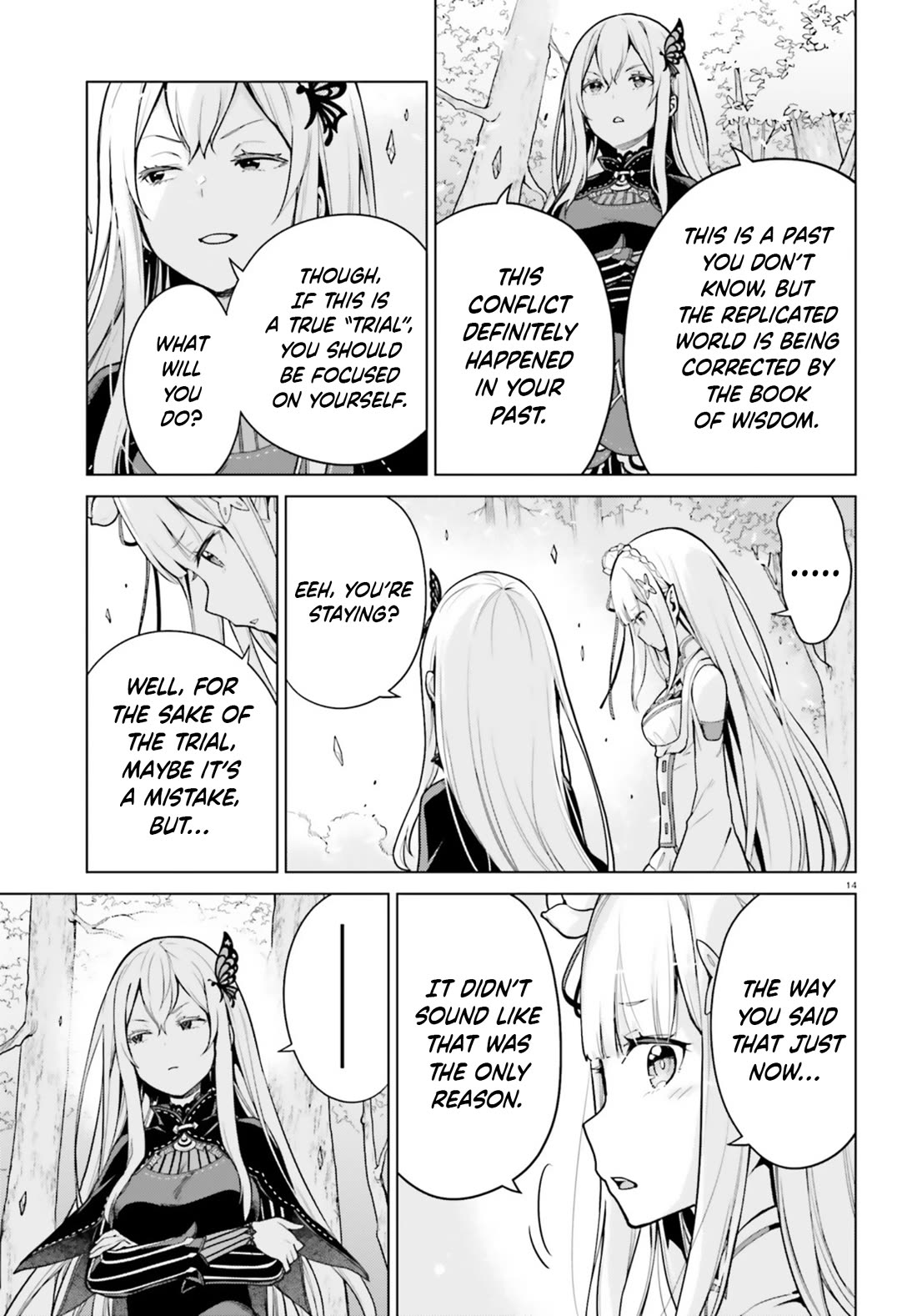 Re:Zero Kara Hajimeru Isekai Seikatsu Dai 4-shou - Seiiki to Gouyoku no Majo Chapter 58 page 14 - Chapter 58: Spitting Blood For The Sake Of Love