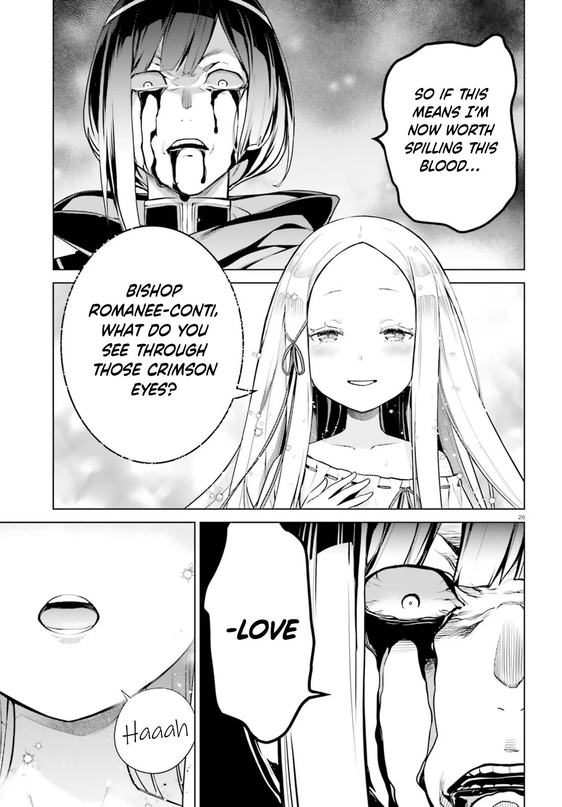 Re:Zero Kara Hajimeru Isekai Seikatsu Dai 4-shou - Seiiki to Gouyoku no Majo Chapter 58 page 26 - Chapter 58: Spitting Blood For The Sake Of Love
