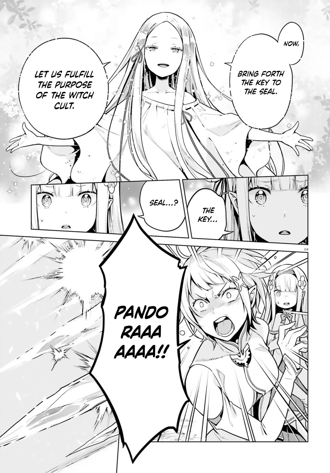 Re:Zero Kara Hajimeru Isekai Seikatsu Dai 4-shou - Seiiki to Gouyoku no Majo Chapter 58 page 4 - Chapter 58: Spitting Blood For The Sake Of Love