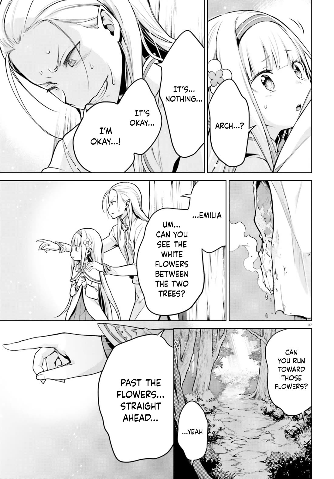 Re:Zero Kara Hajimeru Isekai Seikatsu Dai 4-shou - Seiiki to Gouyoku no Majo Chapter 59 page 35 - Chapter 59: Back Then, And Even Now, Unchanging Love