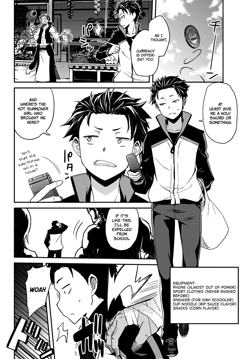 Re:Zero Kara Hajimeru Isekai Seikatsu - Dainishou - Yashiki no Shuukan Hen Chapter 0 page 5 - Chapter 0