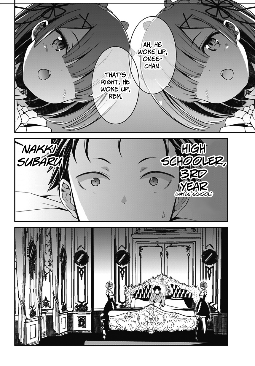 Re:Zero Kara Hajimeru Isekai Seikatsu - Dainishou - Yashiki no Shuukan Hen Chapter 1 page 4 - Chapter 1