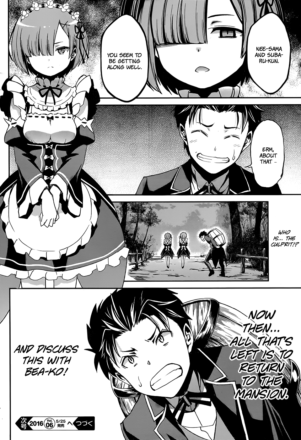 Re:Zero Kara Hajimeru Isekai Seikatsu - Dainishou - Yashiki no Shuukan Hen Chapter 15 page 32 - Chapter 15