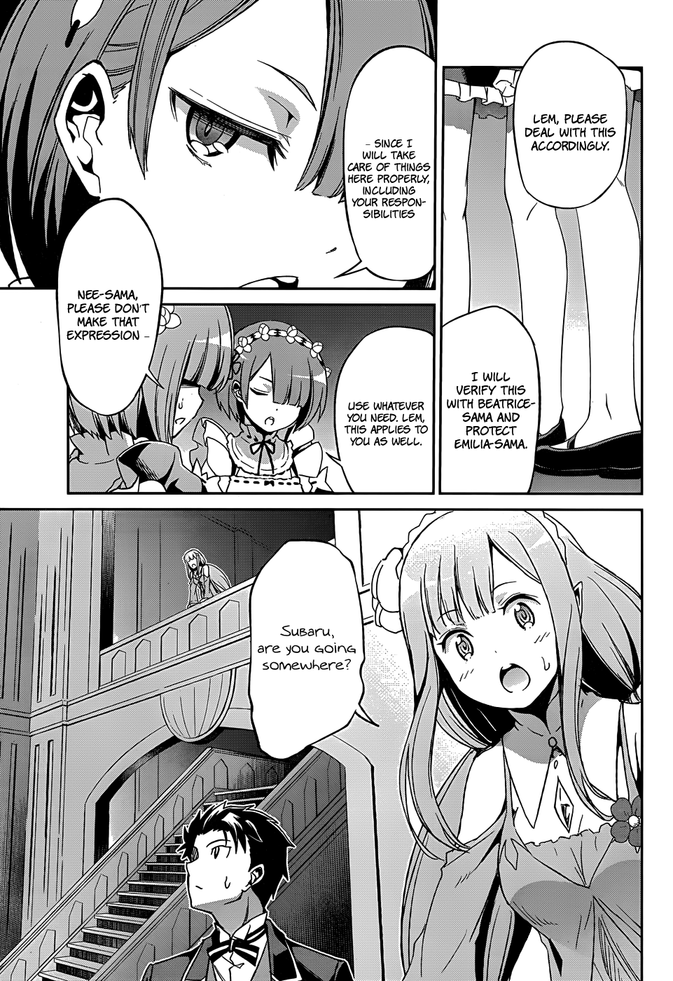 Re:Zero Kara Hajimeru Isekai Seikatsu - Dainishou - Yashiki no Shuukan Hen Chapter 16 page 18 - Chapter 16