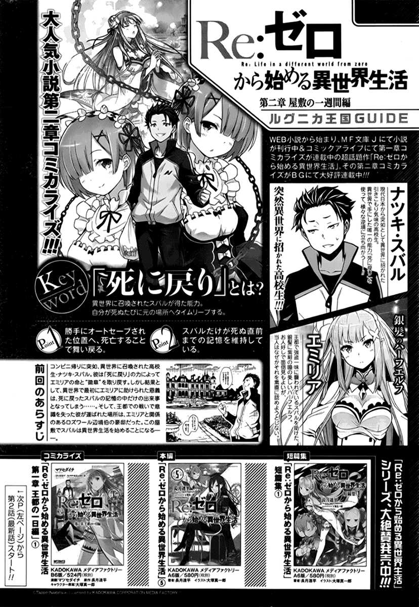 Re:Zero Kara Hajimeru Isekai Seikatsu - Dainishou - Yashiki no Shuukan Hen Chapter 2 page 2 - Chapter 2
