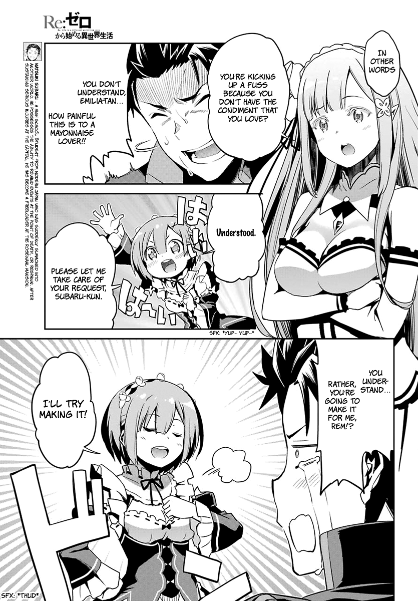 Re:Zero Kara Hajimeru Isekai Seikatsu - Dainishou - Yashiki no Shuukan Hen Chapter 20.5 page 4 - Chapter 20.5