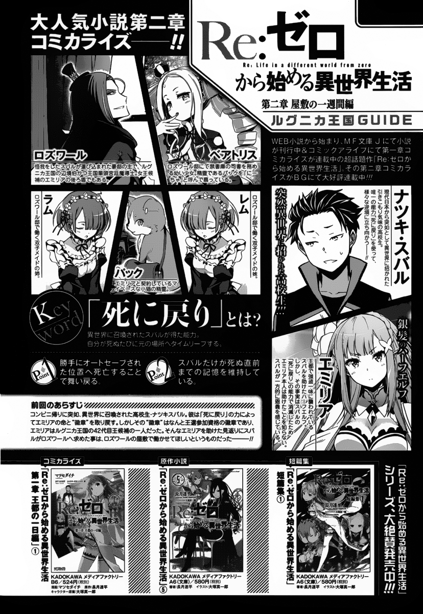 Re:Zero Kara Hajimeru Isekai Seikatsu - Dainishou - Yashiki no Shuukan Hen Chapter 3 page 2 - Chapter 3