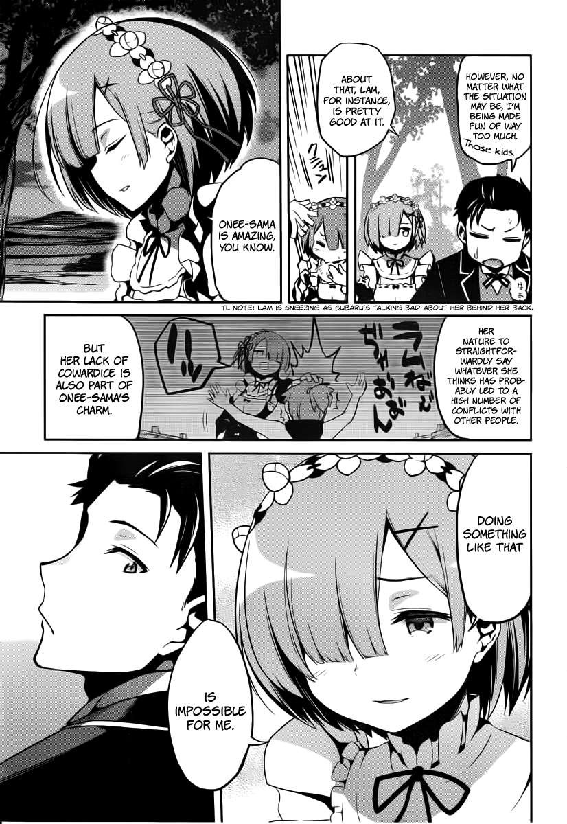 Re:Zero Kara Hajimeru Isekai Seikatsu - Dainishou - Yashiki no Shuukan Hen Chapter 6 page 23 - Chapter 6