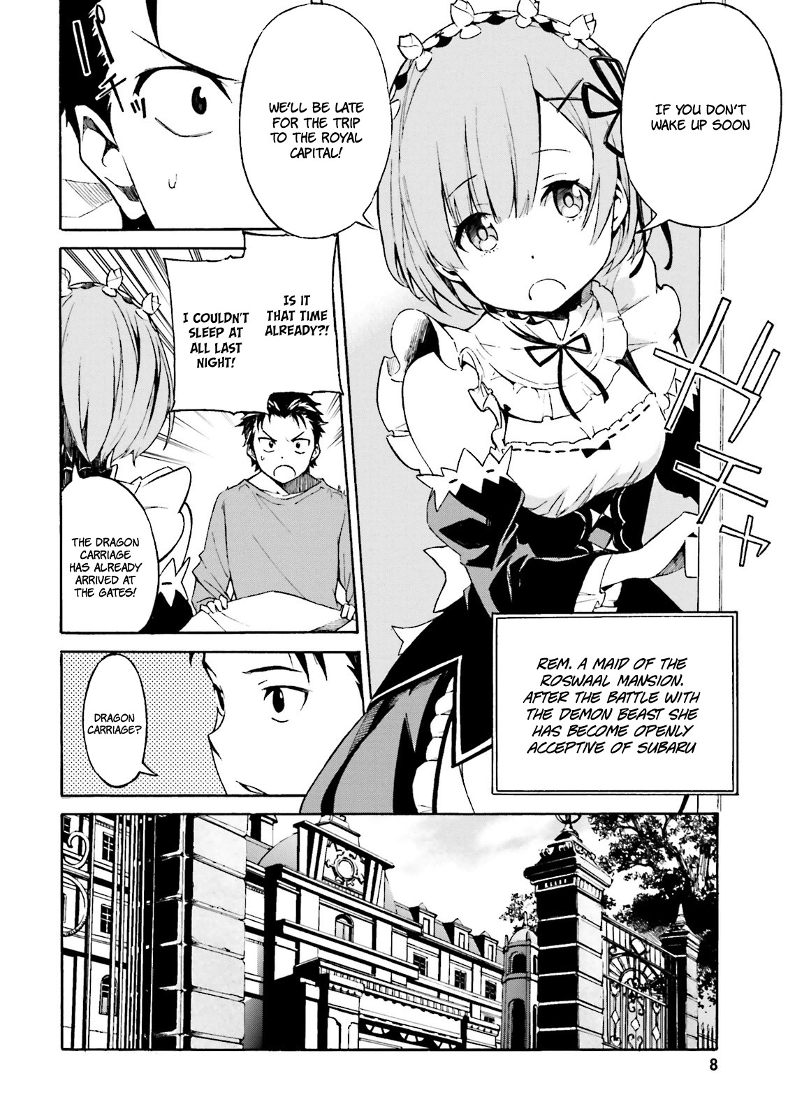 Re:Zero kara Hajimeru Isekai Seikatsu - Daisanshou - Truth of Zero Chapter 1 page 10 - Chapter 1: A Peaceful Early Morning