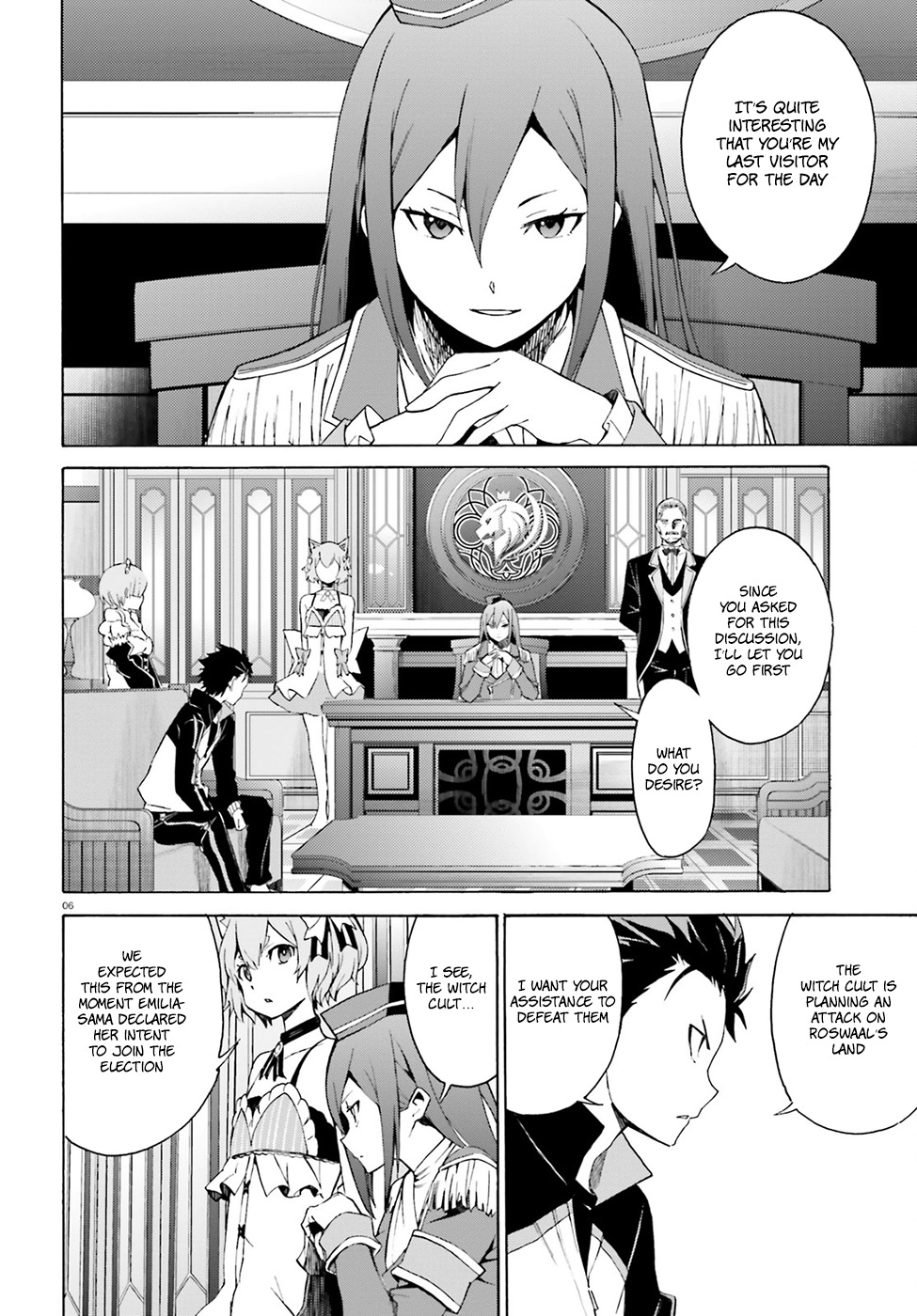 Re:Zero kara Hajimeru Isekai Seikatsu - Daisanshou - Truth of Zero Chapter 16 page 8 - Chapter 16: Immature Negotiation
