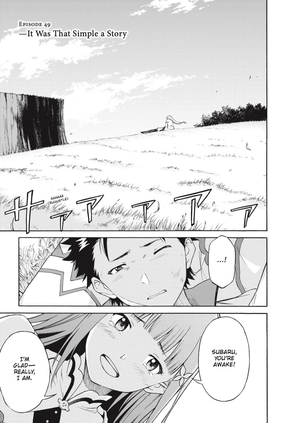 Re:Zero kara Hajimeru Isekai Seikatsu - Daisanshou - Truth of Zero Chapter 49 page 2 - Chapter 49