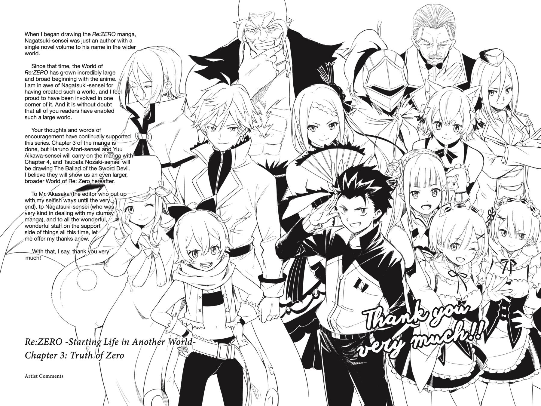 Re:Zero kara Hajimeru Isekai Seikatsu - Daisanshou - Truth of Zero Chapter 53.5 page 24 - Chapter 53.5 [END]