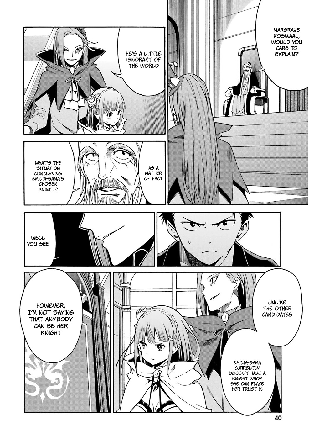 Re:Zero kara Hajimeru Isekai Seikatsu - Daisanshou - Truth of Zero Chapter 7 page 8 - Chapter 7: Self Proclaimed Knight, Natsuki Subaru