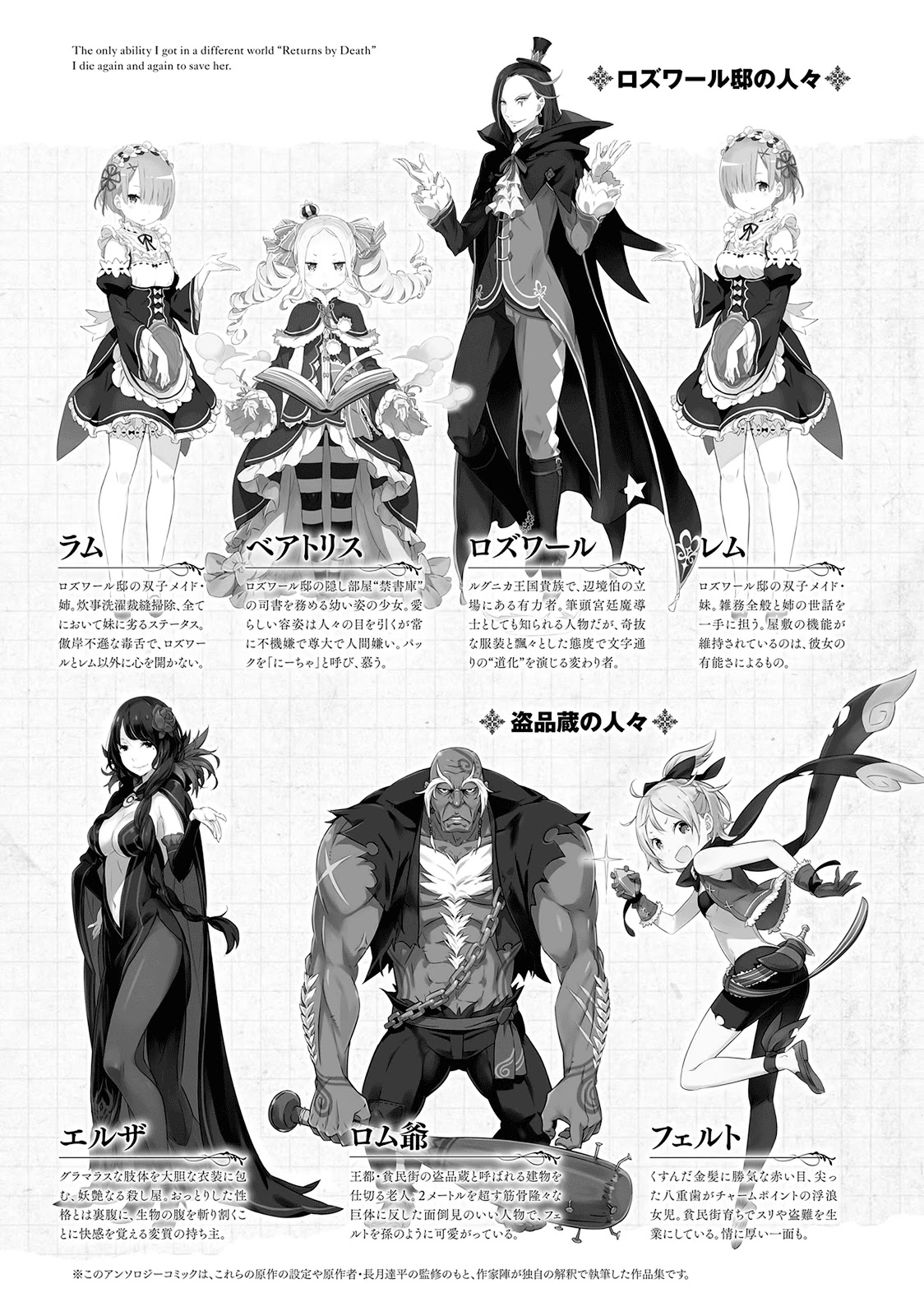 Re:Zero Kara Hajimeru Isekai Seikatsu Official Anthology Chapter 1 page 9 - Chapter 1