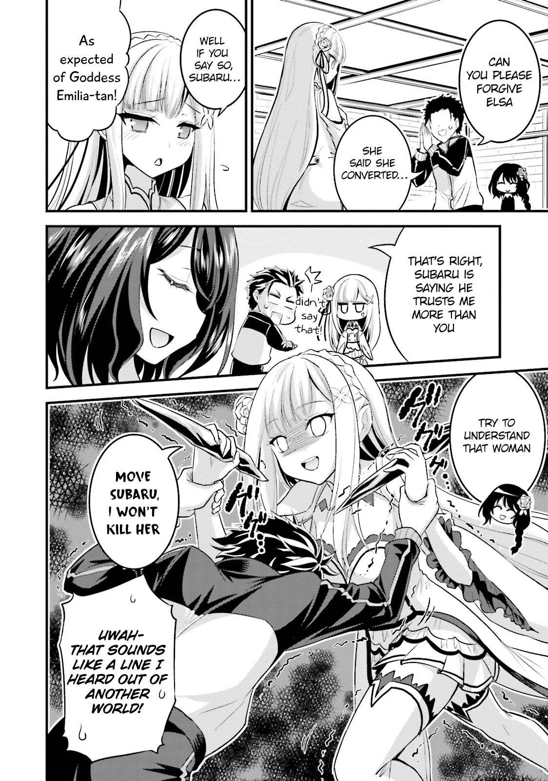 Re:Zero Kara Hajimeru Isekai Seikatsu Official Anthology Chapter 3 page 8 - Chapter 3: Elsa-san Lovestruck
