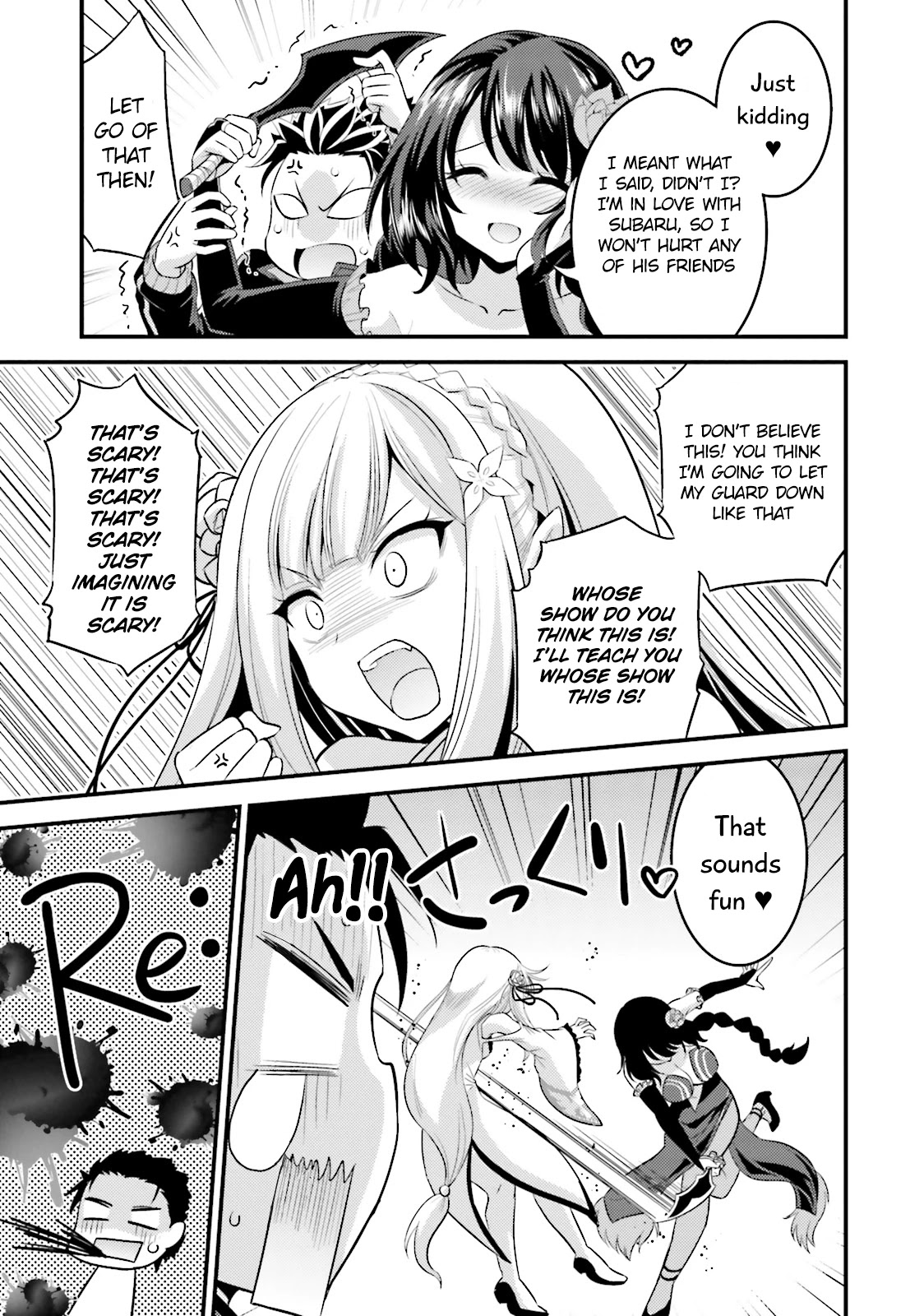 Re:Zero Kara Hajimeru Isekai Seikatsu Official Anthology Chapter 3 page 9 - Chapter 3: Elsa-san Lovestruck