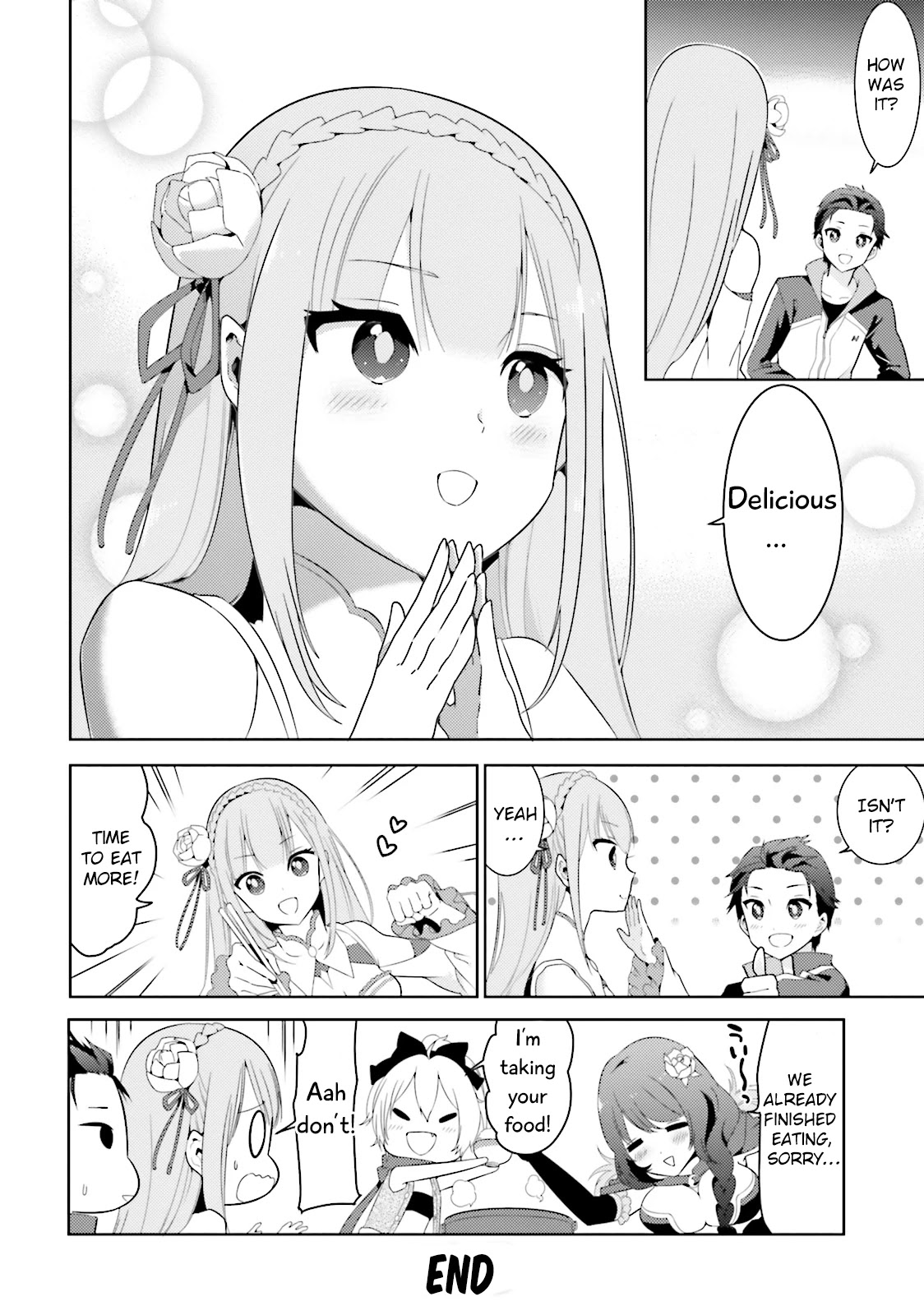 Re:Zero Kara Hajimeru Isekai Seikatsu Official Anthology Chapter 4 page 10 - Chapter 4: I Prefer To Finish A Hot Pot With Rice