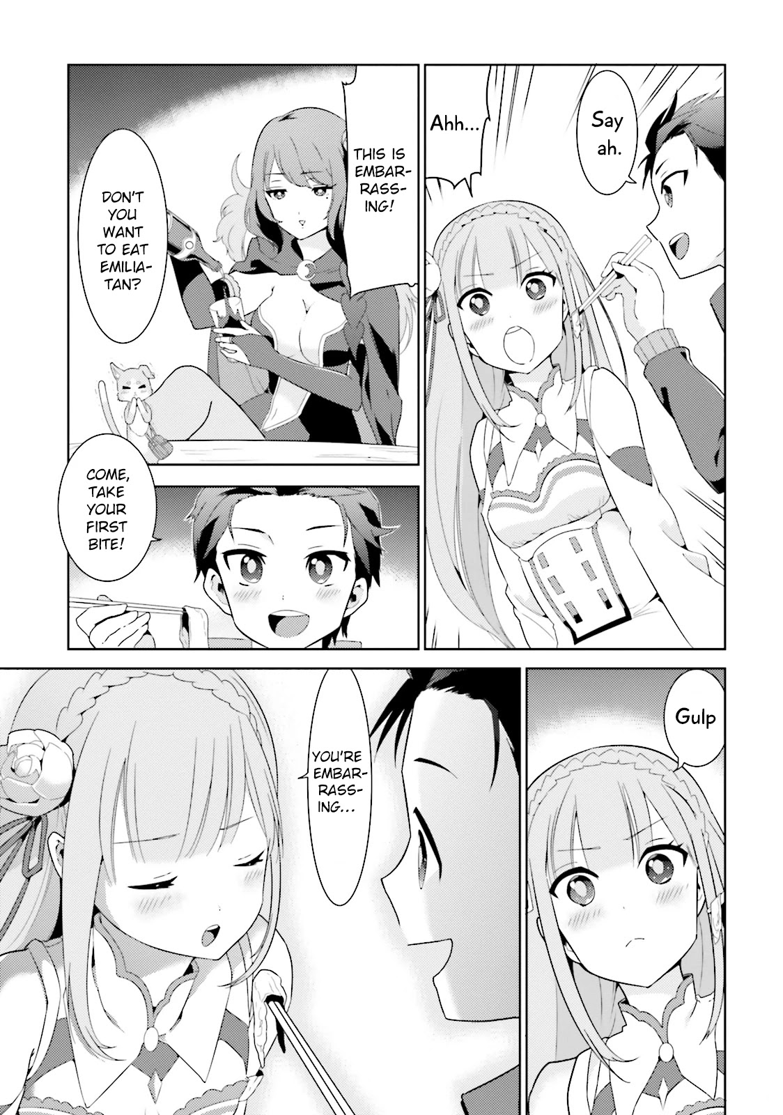 Re:Zero Kara Hajimeru Isekai Seikatsu Official Anthology Chapter 4 page 9 - Chapter 4: I Prefer To Finish A Hot Pot With Rice