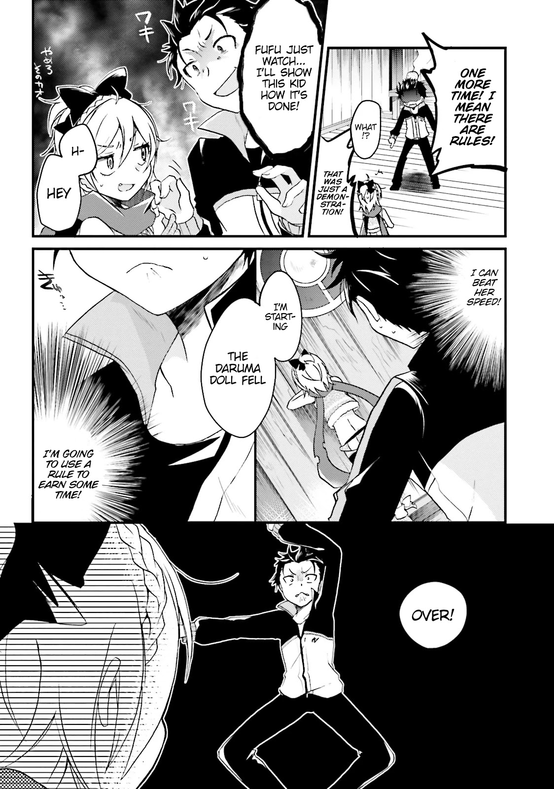 Re:Zero Kara Hajimeru Isekai Seikatsu Official Anthology Chapter 5 page 10 - Chapter 5: Insignia Scramble Chiki Chiki Battle