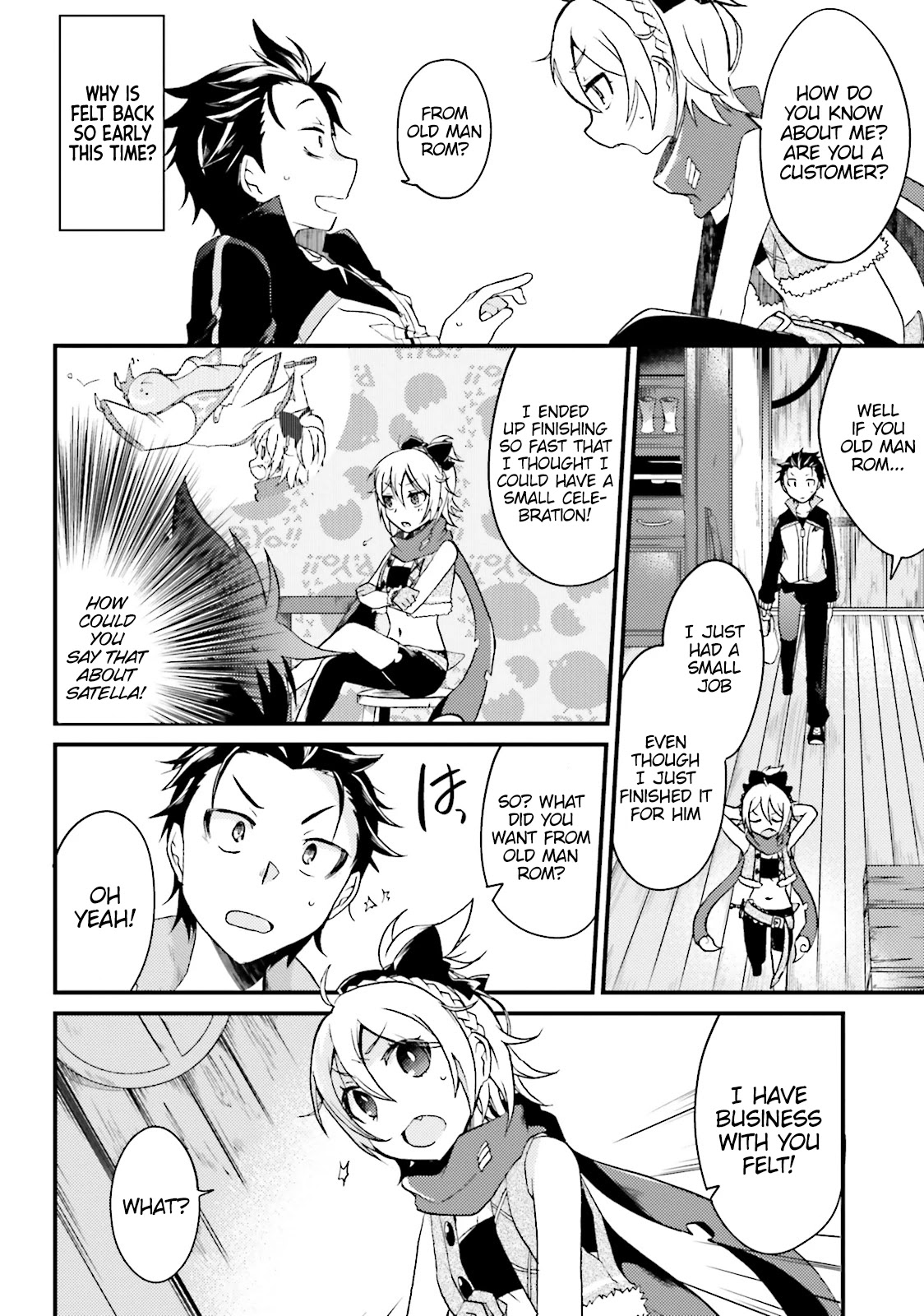 Re:Zero Kara Hajimeru Isekai Seikatsu Official Anthology Chapter 5 page 4 - Chapter 5: Insignia Scramble Chiki Chiki Battle