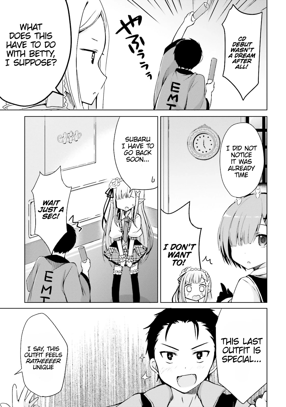 Re:Zero Kara Hajimeru Isekai Seikatsu Official Anthology Chapter 6 page 13 - Chapter 6: It Seems Subaru's Sewing Skill has Maxed.