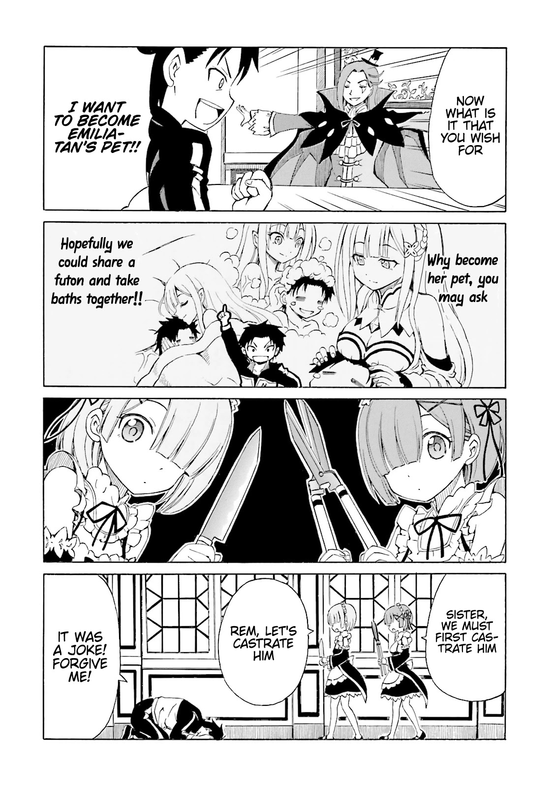 Re:Zero Kara Hajimeru Isekai Seikatsu Official Anthology Chapter 7 page 10 - Chapter 7: Life Full of Penalties In Another World
