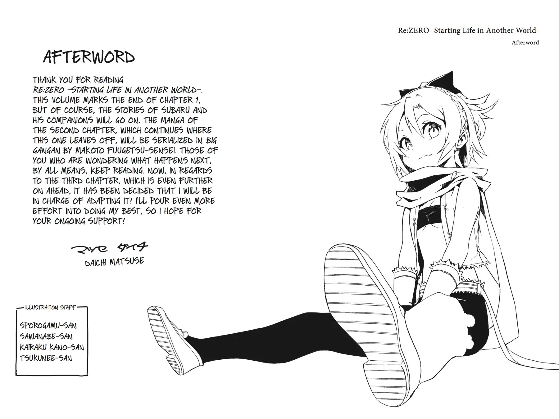 Re:ZERO - Starting Life in Another World - Chapter 1: A Day in the Capital Chapter 11.5 page 2 - Chapter 11.5 [END]